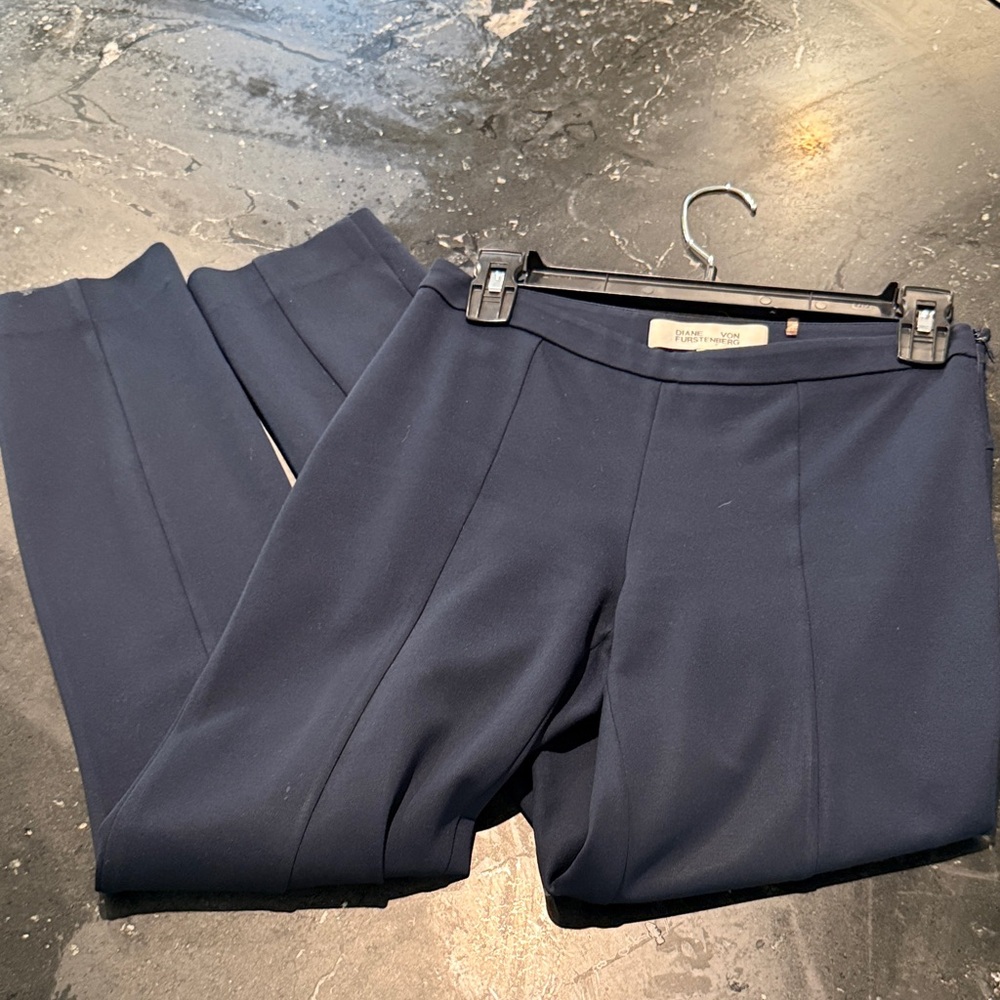 Diane Von Furstenberg Deep Blue slacks